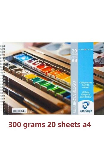 Talens A4 Van Gogh Watercolor Block 300 Gr. 20 Sheets T300A44020