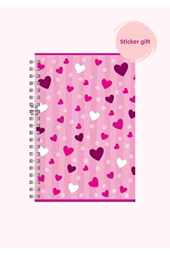 Panda Notebook - 160 Sheets Spiral Lined Notebook -