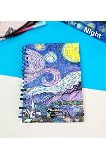 bilger Talking Agenda with Starry Night Design