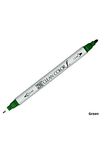 Zig Clean Color F Tcs-6000t 040 Green Double Sided Pen