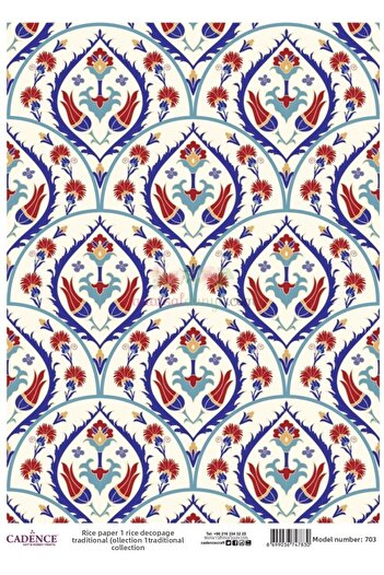 Cadence Rice Decoupage - Model 703