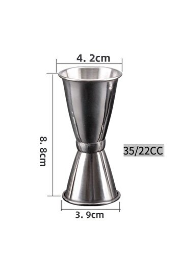 MIBRU Mesure cup stainless steel 22-35ml