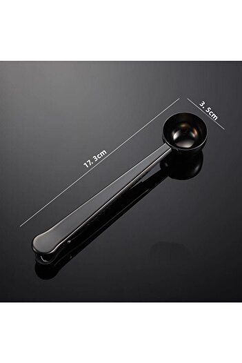 Miniminti Black Coffee Measuring Spoon And Package Clip
