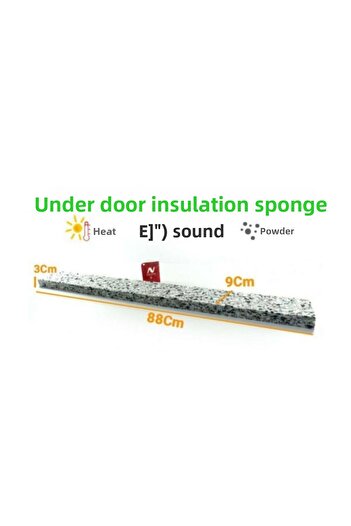 CAN Under Door Isolation Sponge Under Door Threshold Sponge