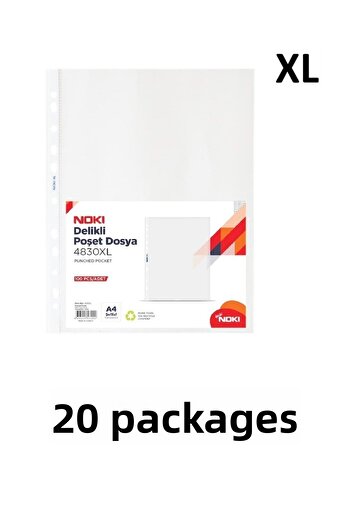 Noki 20 Pack 4830-xl 100 Pieces Bag File