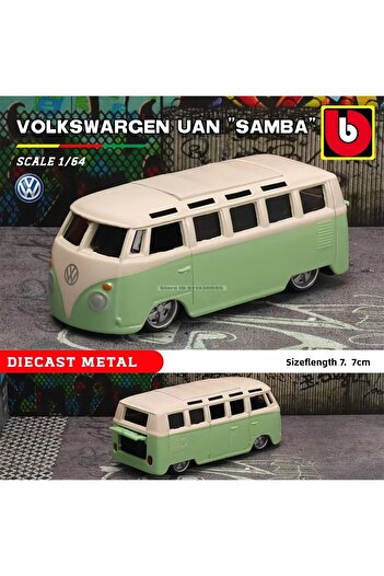 Choice 1-64 Volkswagen Bus Bburago 1:64 Hanging outer packaging Volkswagen Beetle Alloy Luxury Vehicle Diec