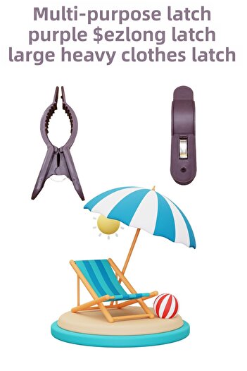 Manken İstanbul 4 Pieces Deluxe Large Size Beach Towels - Latch & Fixer, Multi-Purpose