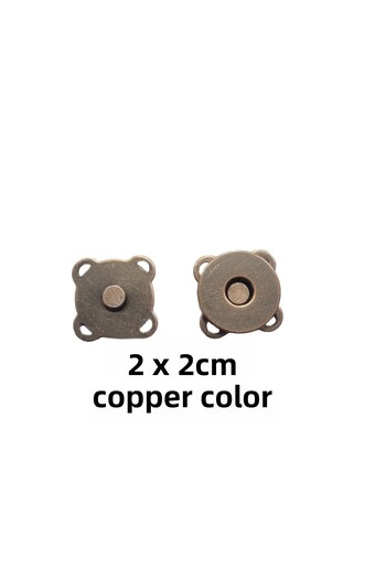 erdoğan hobi Magnetic Bag Magnet with Strut - 1 Piece Copper Color Bag Wallet Closure with Wallet Magnet