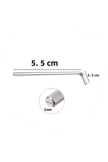 Badem10 Allen 2 mm Hex Screw Nut Clamping Wrench - Eca002
