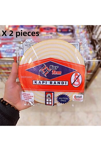 KARSAN 2.5 Mt Length, 0.9 mm Threshold, 2 Pieces Are Sent - Snow Clean Door Tape, Self Adhesive