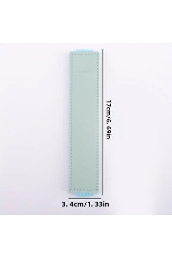 GlassySKY Solid Color Notebook Cover Pen Holder Pen Case Mini Pencil Box