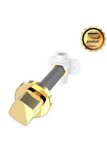 İZYAPI Trace Structure 20 Mm (square) Built-in Intermediate Cut-off Valve Bt7030a (gold) Gold