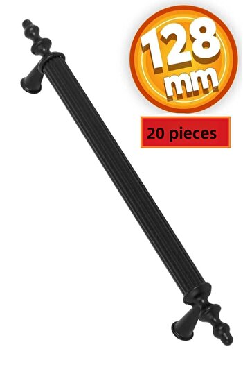 Saygın 128 mm Polymer Cabinet Handle with 20 Pcs Screws