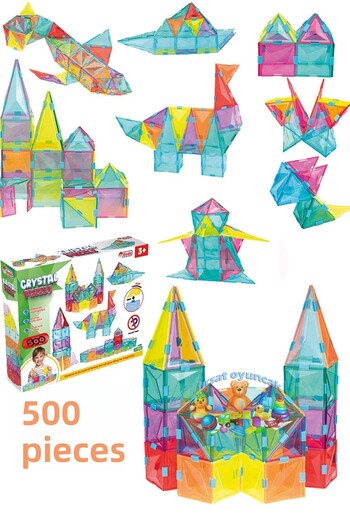 Fırsat Oyuncak Crystal Puzzle 500 Pieces Toy Geometry Shapes Educational Intelligence Developer