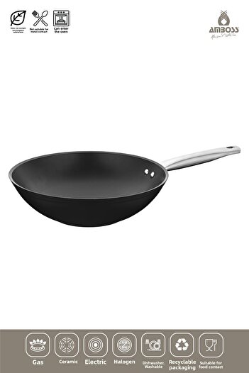 Amboss Storm 28 Cm Titanium Coating Can Enter The Oven Fireproof Non-Stick Wok Pan