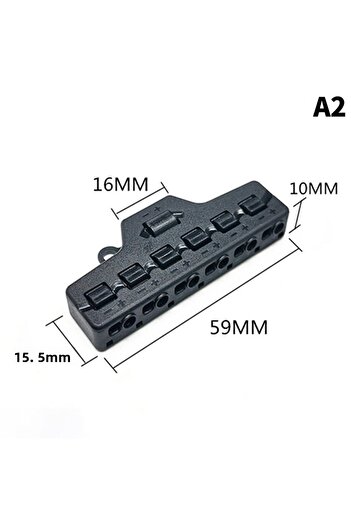 Choice A2 1pc Railway Train Port Sharing Box 3/6 Distribution Port Hub For SMD Led Model Miniature Lighting