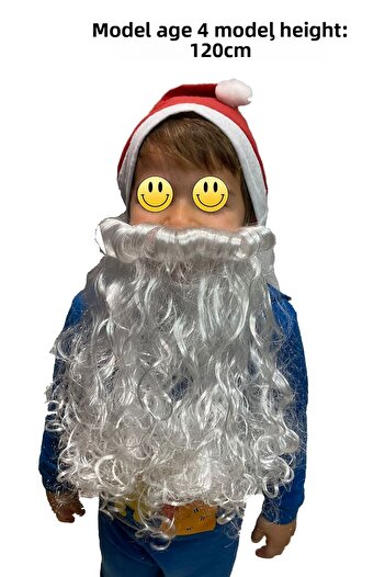 Parti dolabı 6 Pieces Red Fleece Santa Claus - Santa Claus Hat with White Pompom (KIDS-ADULTS) New Year's Hat