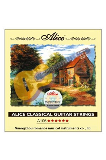 Alice A-106h4 Single Classic Guitar String - No. 4 - Re String