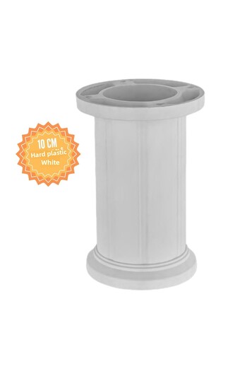 KOÇSAN Adjustable 10 cm Plastic Furniture Leg, Luxury Metal Furniture Leg, Sofa, Cabinet, Dresser Leg