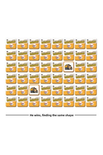 Moli Toys Moli Memory Game Vehicles Find Your Wife Matching Game 2in1
