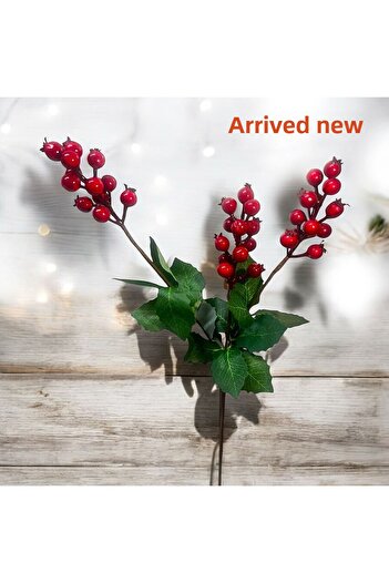 Yenigeldi Christmas Ornament Ornament Decoration - 1 Piece, 3 Branches, Leaf Kokina T1121