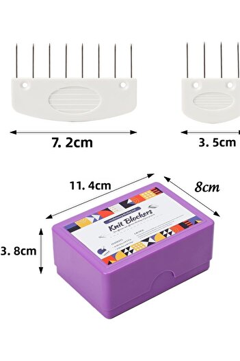 hodbehod Knitting Wool Crochet Lace Fixing Blocking Comb Kit Apparatus 20 SET