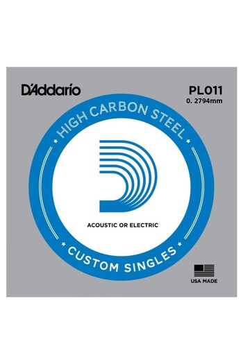 Daddario Pl011 Electro and Acoustic Guitar Single String (011)