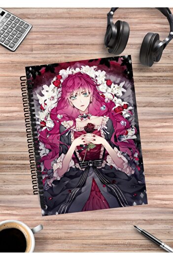 mertfigur Villains Are Destined to Die Manhwa Anime Spiral Notebook A5 (50 Sheets)