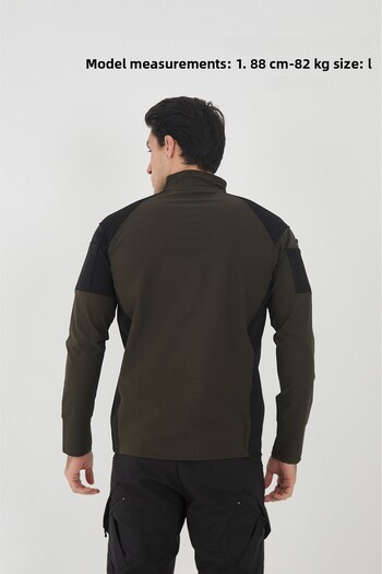 Camp Scoutland Camp138 Outdoor Tactical Water Repellent Ανδρικό Χακί-μαύρο Tactical φούτερ