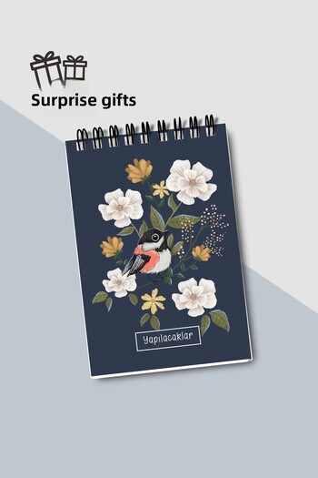 Eldesen Tasarım Do List A6 Notebook with Flexible Cardboard Cover, Mini Notebook