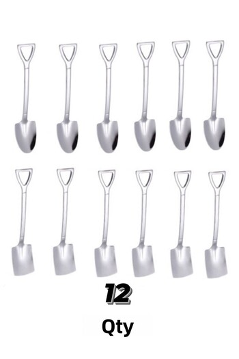 DEKORDİYARIM Steel Luxury Teaspoon