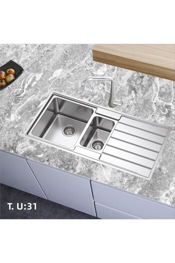 Bigaimaj Kitchen Countertop Marble Pattern Gray White Color Self-Adhesive Foil Coating