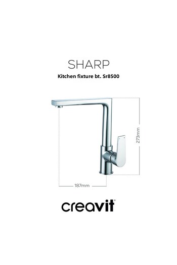 Creavit Sharp Kitchen Luminaire Chrome