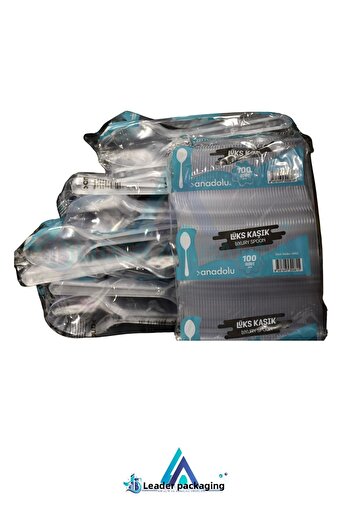 Lider Disposable Plastic Luxury Spoon 100 Pcs