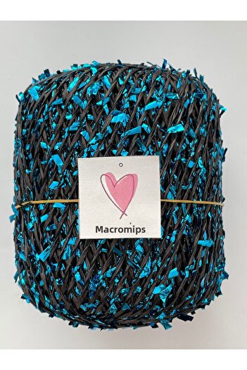 Makromİps Premium Metallic Confetti - Glittery Shiny Polyester βραδινό φόρεμα τσάντα και καπέλο Raffia (50gr/m+-5)