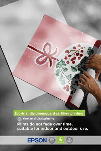 Postifull Frameless New Year Poster, New Year Decoration, Comfort Series, Ball of Joy Poster, No:108675
