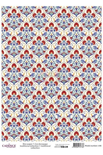 Cadence Rice Decoupage - Model 698