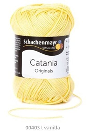 Schachenmayr Originals 403 Amigurimi Summer Knitting Yarn 100% Cotton Yarn Yellow 403