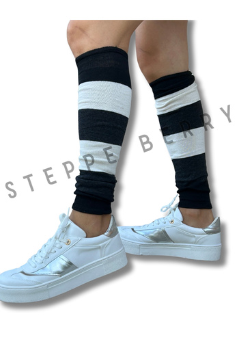 STEPPE BERRY New Season Women's Striped Leggings Socks
