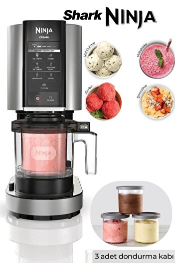Shark Ninja Ice Cream Maker - Ice Cream, Gelato, Sorbet, Smoothie Bowl, Milkshake Ice Cream Machine