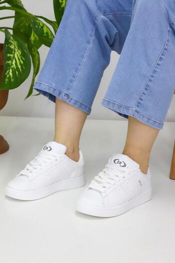Campus Black Women's Casual Sneaker Sports Shoes White