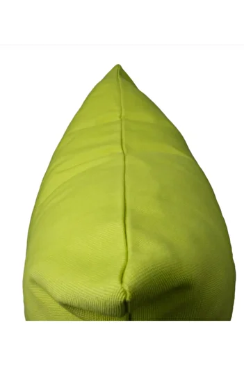 GERCELLA Duck Linen 43X43 Throw Pillow Case 2-Piece Pistachio Green Color Zippered Evtex