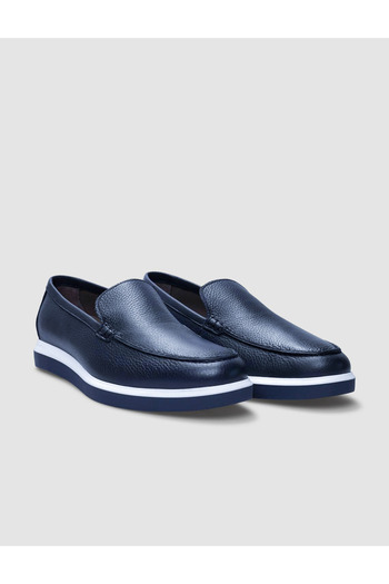 Cabani Ανδρικά παπούτσια Casual από γνήσιο δέρμα Navy Blue