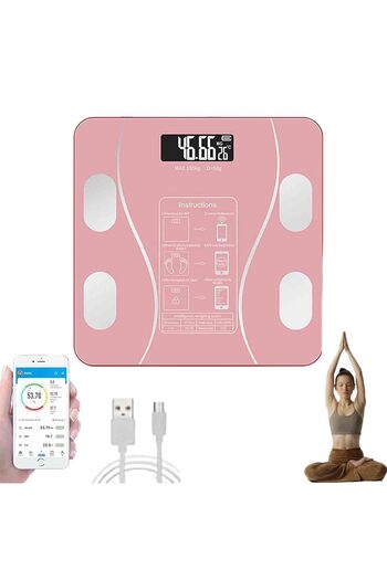 sharpdo ETLIFE Digital Bathroom Scale 180kg with LED Screen White