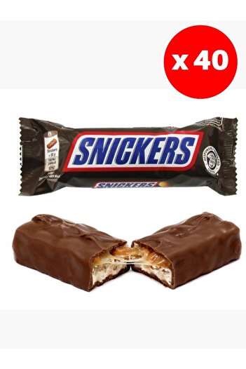 Snickers Chocolate Bar 50 g x40 PCS