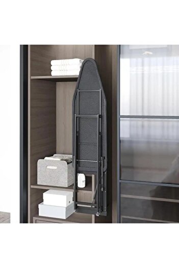 STARAX Ayak Destekli Dolap İçi Ütü Masası Antrasit Modül 20cm (S-6611-A)