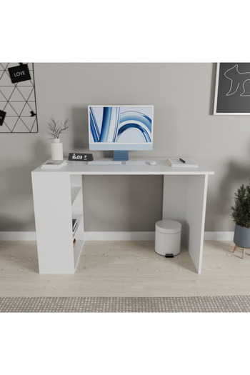 HubRom Hubrom Desk, 75x120x60 cm, White