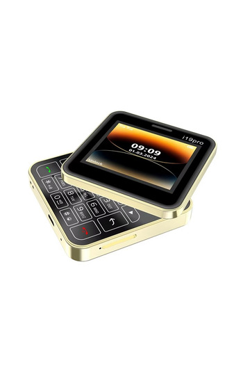 TodayShop Telefon Mini Slide i19 Pro – Ecran 2.4 inch, Dual SIM, Camera, FM Radio, Bluetooth, Butoane Fizice