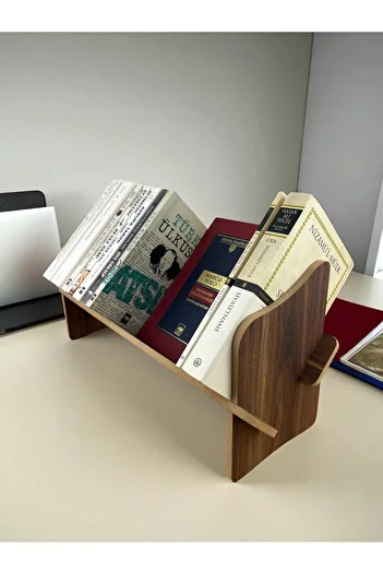 1000Nar Desktop Bookshelf / Desktop Organizer / Tree Pattern Bookshelf 45cm X 14.5cm X 21cm