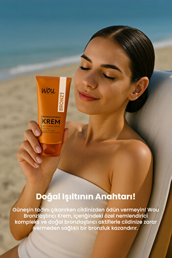 WOU World of Unique Güneşsiz Bronzlaştırıcı Ve Nemlendirici Krem 50ml-self Tannıng